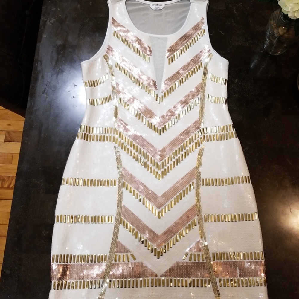 BEBE Sequins Dress